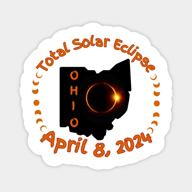 Ohio Total Solar Eclipse Magnet by Total Solar Eclipse