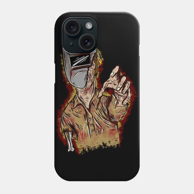 zombie welder Phone Case by damnoverload