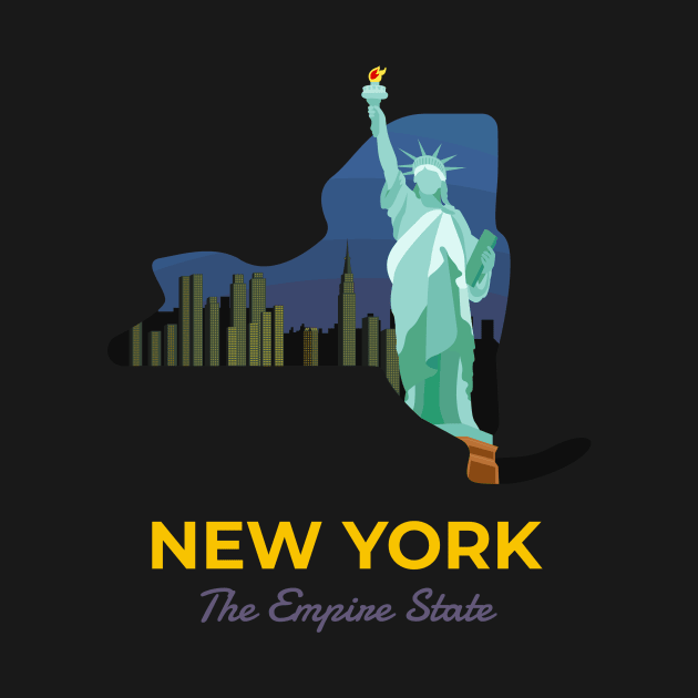 New York The Empire State by vukojev-alex