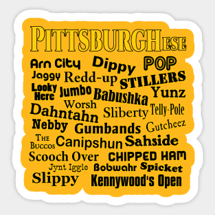 Pittsburgh Sticker for Sale by daynamichelle