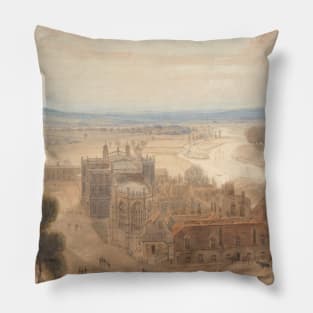 View from the Round Tower, Windsor Castle by William Daniell Pillow