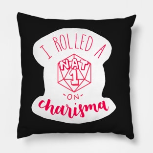 Nat 1 Charisma Pillow