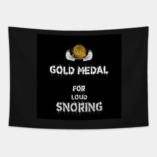 Gold Medal for Loud Snoring Award Winner Tapestry