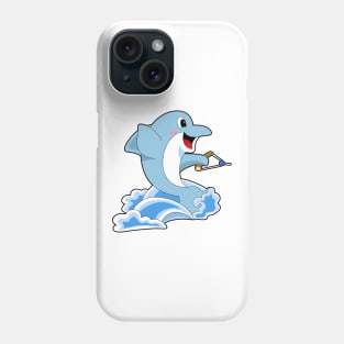 Dolphin Water ski Phone Case