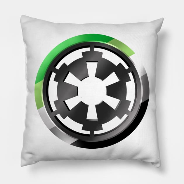 Aromantic empire Pillow by nielsrevers