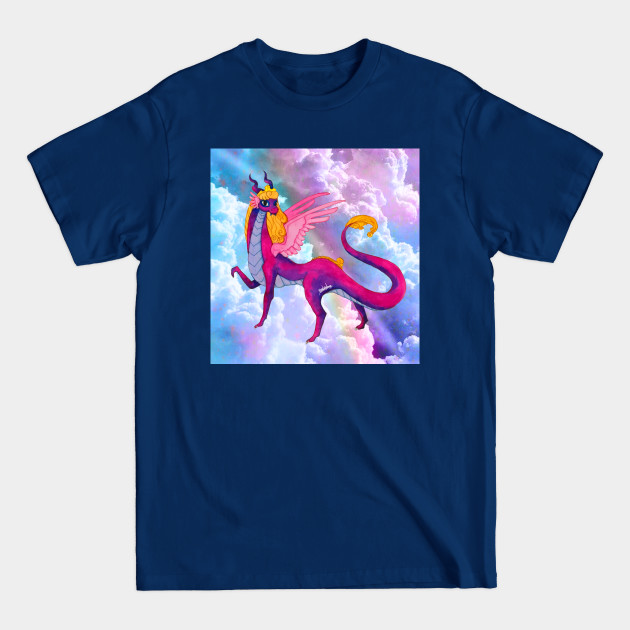 Disover Aurora Dragon- Background - Sleeping Beauty - T-Shirt