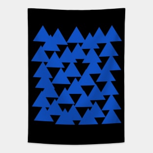 Cornflower Intertwined Triangles Pattern Tapestry