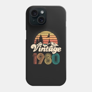 40th birthday gifts for men and women 1980 gift 40 years old Phone Case