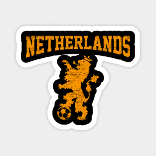 Netherlands Lion Soccer Ball Magnet