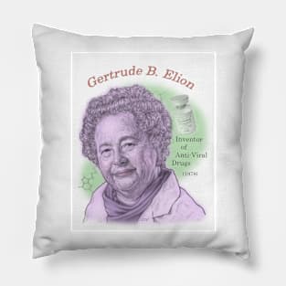 Gertrude Elion, Inventor of Anti-Viral Drugs Pillow