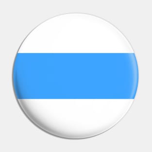 New Russian Flag - white blue white. Pin