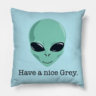 Have a Nice Grey Pillow