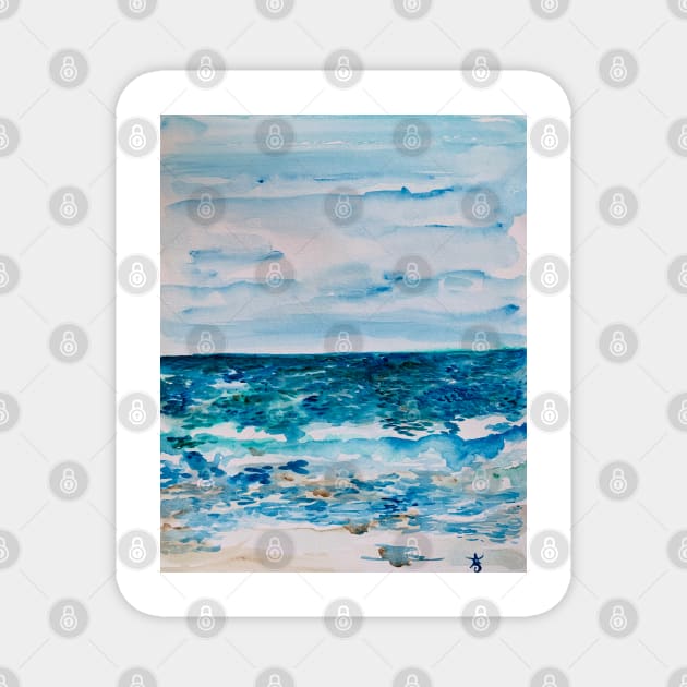 Cabo Mexico Watercolor #1 Magnet by ANoelleJay