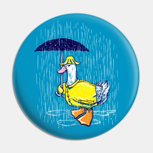 Rain Annoyed Duck Pin