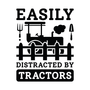 Easily Distracted By Tractors T-Shirt