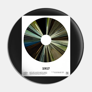 minimal_1917 Warp Barcode Movie Pin