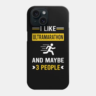 3 People Ultramarathon Ultra Distance Running Phone Case