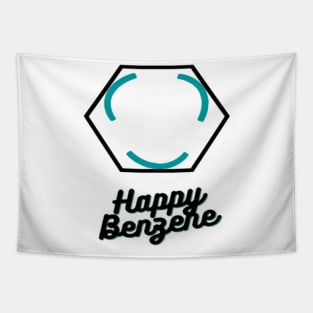 Happy benzene Tapestry