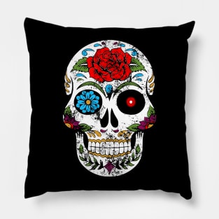 T2 Sugar Skull Halloween Pillow