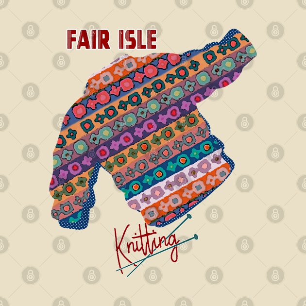 Fair Isle Knitting (Lidiya) by RoxanneG