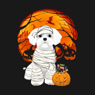 Westie mummy pumpkin T-Shirt