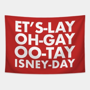 Pig Latin Disnerd Tapestry