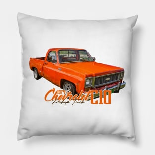 1974 Chevrolet C10 Pickup Truck Pillow