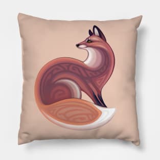 Red Fox Mystery Pillow