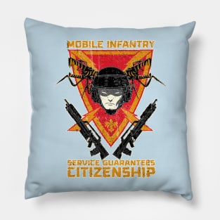 Mobile Infantry Crest Pillow