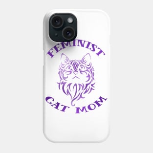 Feminist cat mom Phone Case