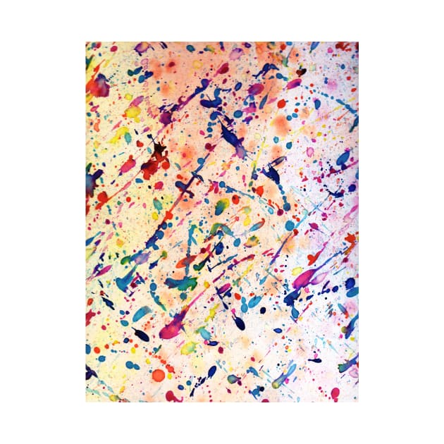 Rainbow Paint Spatter by saradaboru