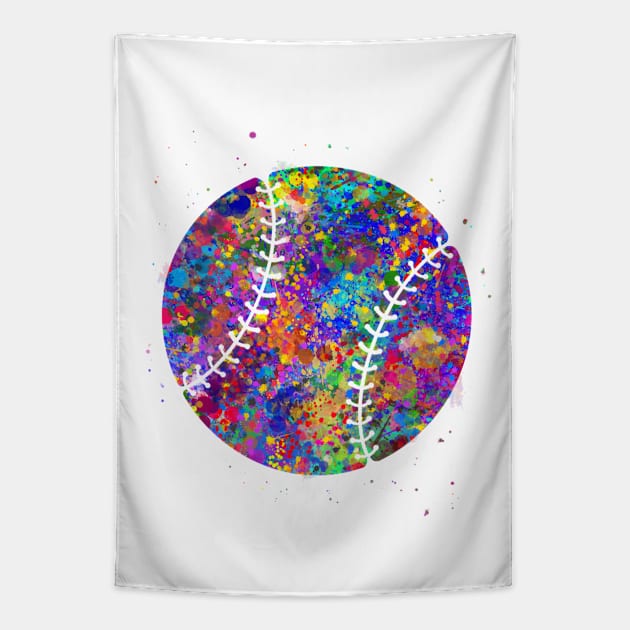 Baseball ball Tapestry by Yahya Art