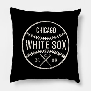 Vintage Chicago White Sox by Buck Tee Originals Pillow