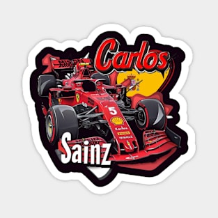 Carlos Sainz, ferrari, formula 1, F1 Magnet