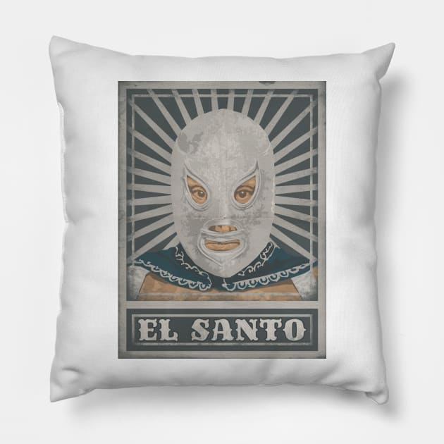 El Santo Poster Pillow by TheManito