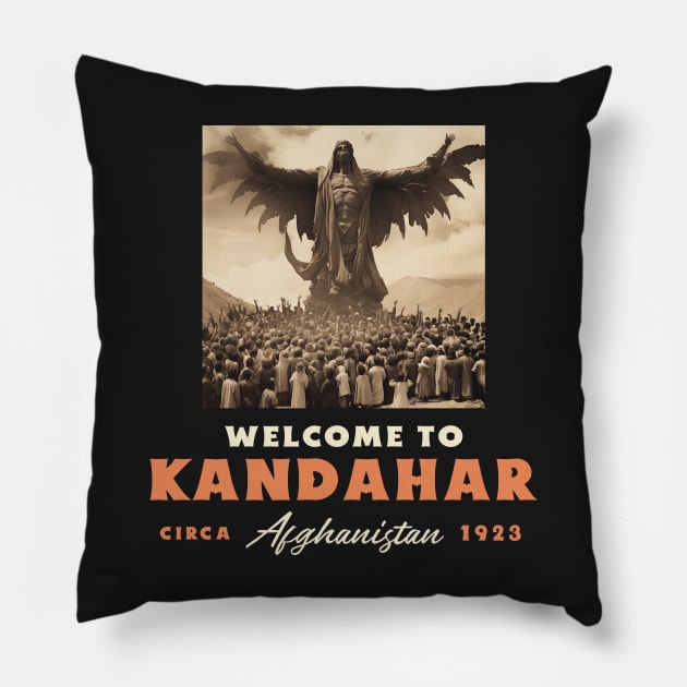 Kandahar circa 1923 Pillow by Popstarbowser