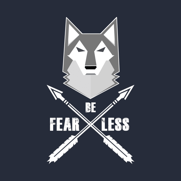 Be FEARLESS Wolf Motivational Entrepreneur Fitness Workout by ChrisWilson