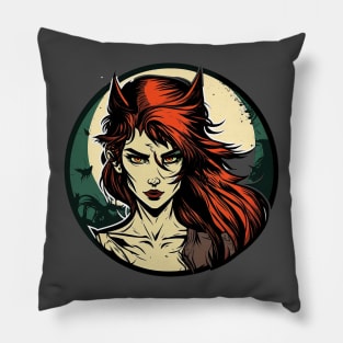 WOLF GIRL Pillow