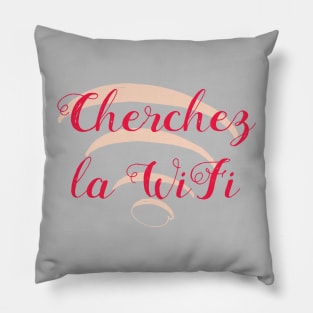 Cherchez la Wifi - Variation #1 Pillow