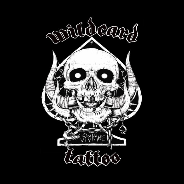 Wildcard Tattoo shop shirt by Crimemachine