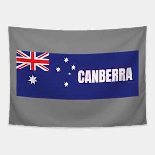 Canberra City in Australian Flag Tapestry