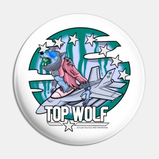 Top Wolf - Toxic Waste Blue Pin