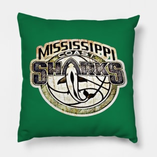 Mississippi Coast Sharks Basketball Pillow