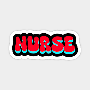 Retro nurse Magnet