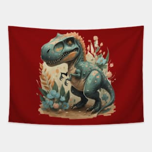 t rex gift ideas, dinosaur gift ideas, dinosaur dino trex gifts Tapestry