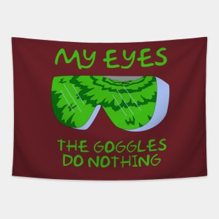 Simpsons Radioactive Man - My Eyes! The Goggles do Nothing Tapestry