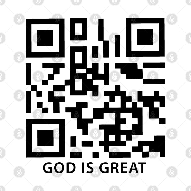 God is Great Qr Code by DiegoCarvalho