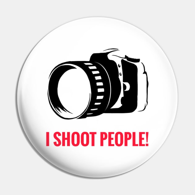 Photography Design - I Shoot People Pin by Design7