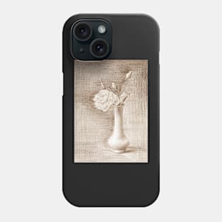 painted still life with flowers Phone Case