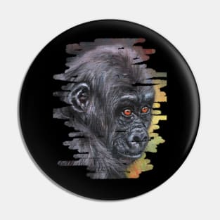 Gorilla Baby Pin